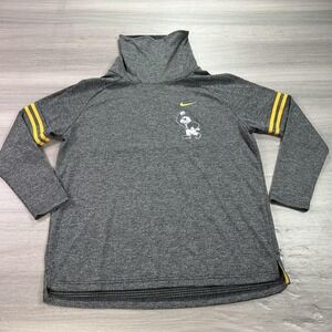 Nike Iowa Hawkeyes Pullover Womens XL Turtleneck Long Sleeve Dri-FIT Relaxed